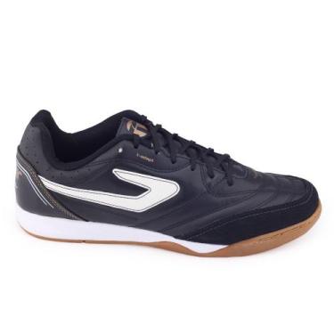 Imagem de Tênis Chuteira Futsal Topper Maestro Pro IV TP03980002, Preto, Branco,
