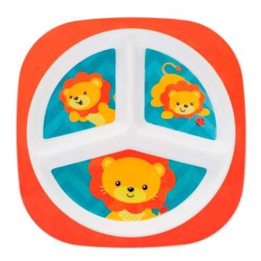 Imagem de Prato Infantil Animal Fun Com Divisórias Buba - 10701/10703 - ds, Unic