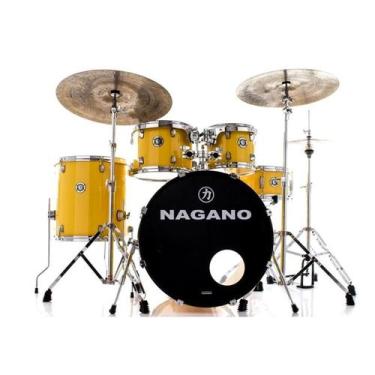 Imagem de Bateria nagano garage rock 22 yellow racing
