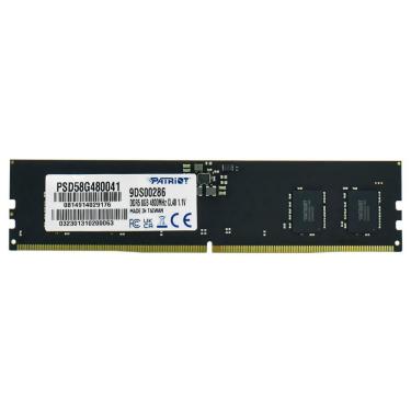 Imagem de Memória RAM Patriot Signature DDR5 8GB 4800MHz com Desempenho para Uso Profissional e Pessoal PSD58G480041