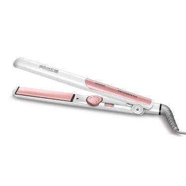 Imagem de Chapinha Prancha Alisadora Mondial P-50 Cerâmica 200°C Branca e Rosé - Bivolt
