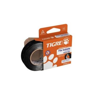 Imagem de Fita Isolante 19mm x 5m Preta Tigre