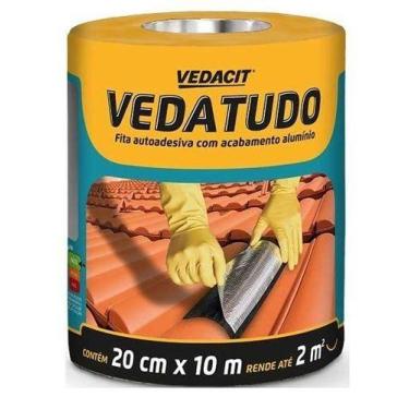 Imagem de Fita Multiuso Aluminizada Veda Tudo 20cm Vedacit