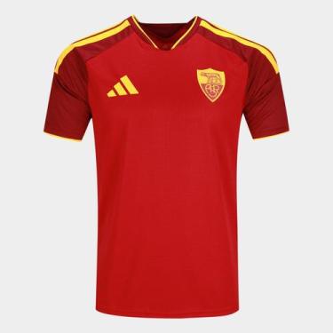 Imagem de Camisa Roma Home 26/27 s/n Torcedor Adidas Masculina, Vermelho, G