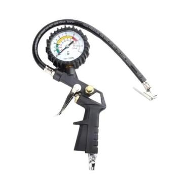 Imagem de Medidor De Pressão De Ar Multifuncional Para Pneus De Carro E Moto Com