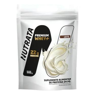 Imagem de Premium Whey Protein Nutrata Leite Pó Massa Muscular 900g Leite Em Pó