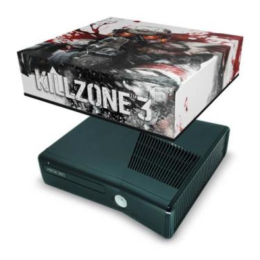 Imagem de Capa Compatível Xbox 360 Slim Anti Poeira - Killzone 3 - Pop Arte Skin