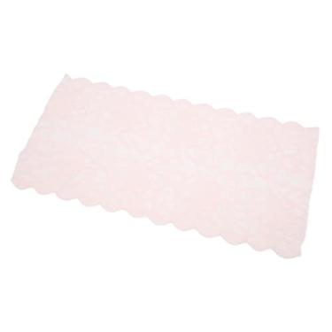 Imagem de Acabamento de renda, acabamento de renda bordado, macio, confortável para embalagem de presente para roupas de noiva para decoração de bordado (rosa)