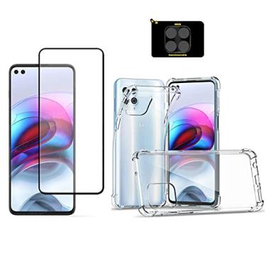 Imagem de Kit Capa Anti Impacto, Película de Vidro 3D e Lente de Câmera Para Moto G100 (6.7 Pol) - Jodda