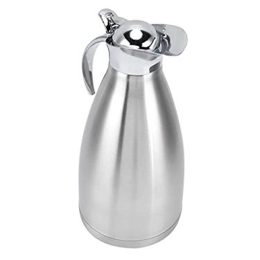 Imagem de Pote de isolamento, garrafa de água quente e fria de camada dupla de aço inoxidável 304 com bico exclusivo para evitar escaldamento e sujeira (G)