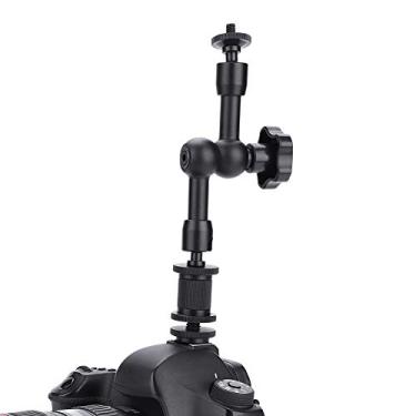 Imagem de PUSOKEI Braço mágico de 17,78 cm, braço mágico articulado de fricção ajustável com parafuso de 0,64 cm para câmeras, filmadoras, para trabalho Hot Shoe Mout
