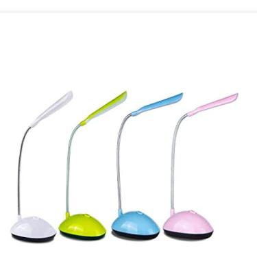 Imagem de Mini Luminária De Mesa Com 4 Led's P/Leitura 360º Flexível COR:ROSA