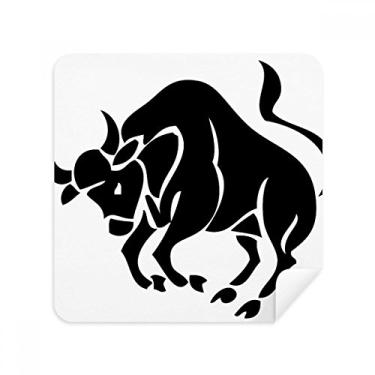 Imagem de Constellation Touro signo do zodíaco óculos pano pano limpador de tela tecido de camurça pacote com 2