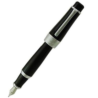 Imagem de Caneta-tinteiro Duke 2009 Fina, ponta dobrada, azul, preto e roxo Cor tamanho, Preto, Fine Nib