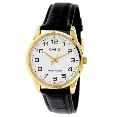 Imagem de Relogio Casio Masculino Mtp-v002gl 7b2u Dourado e Preto