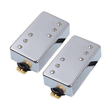 Imagem de Two Line 6 Hole Guitar Humbucker Pickup Para Lp Guitar Chrome Captador