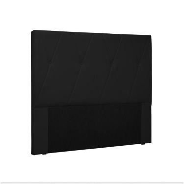 Imagem de Cabeceira Aquilla Para Cama Box Casal 140 Cm Corino Preto - D`rossi