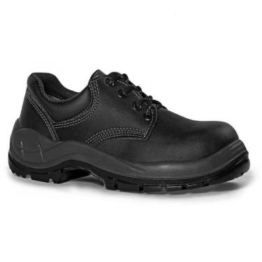 Imagem de Sapato c/ Cadarço Bidensidade s/ Bico de Aço Preto N°35 - BRACOL