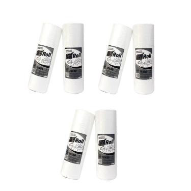 Imagem de Kit 54Kg Bobina Saco Plastico Picotada 35x50 Extra Fort 18Un