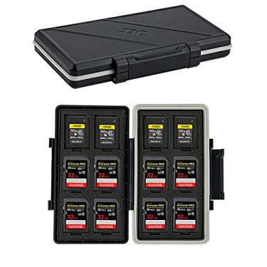 Imagem de Capa para cartão CFexpress tipo A, porta-cartão SD, capa para cartão de memória, resistente à água, à prova de choque, capa para cartão de memória Ogranizer para 12 cartões SD, 12 cartões CFexpress Tipo-A para câmera Sony Alpha 1 A1 A7SIII A7S3 FX3 FX6