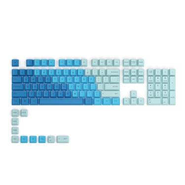 Imagem de Glorious GPBT Dye Sublimated Keycaps (Caribbean Ocean) - Thick PBT Plastic 114 Keycap Set for 100% Full Size, 85% 80% TKL, 60% Compact, 75% Mechanical Keyboards