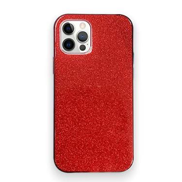 Imagem de Para iPhone 11 Pro Max 12 Mini 13 12Pro SE 2020 7 8 Case Bling Brilhante Brilhante Luxo Brilhante Capa Sparker Acessórios de telefone preto, vermelho, para iPhone 7 e 8