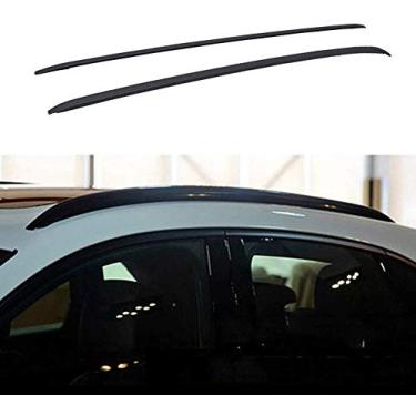 Imagem de UDP 2 peças kits de rack de teto adequados para BMW X2 F39 2018 2019 2020 alumínio trilho de teto rack de teto barra lateral preto