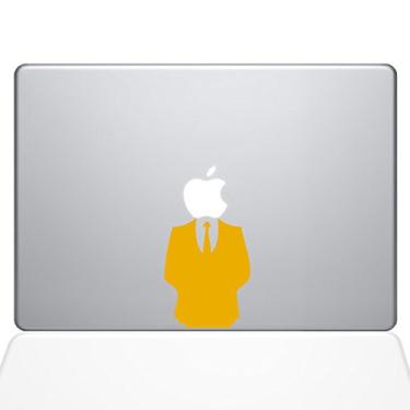Imagem de The Decal Guru Adesivo de vinil Man in Suit MacBook - MacBook Pro de 15 polegadas (2016 e mais recente) - Amarelo (1121-MAC-15X-SY)
