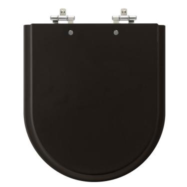Imagem de Assento Laqueado Riviera Preto Tampa Para Vaso Celite