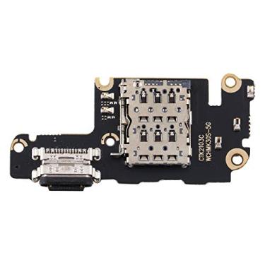 Imagem de HUANGYUNCHAO Acessórios telefônicos Placa de porta de carregamento com soquete do cartão SIM para Xiaomi Redmi K30S M2007J3SC Substituição do telefone celular