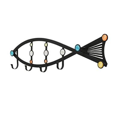 Imagem de KIZQYN Ganchos de casaco cabide montado na parede, gancho de parede de metal, gancho de parede criativo, gancho de parede para entrada, quarto, cabide de cozinha montado na parede