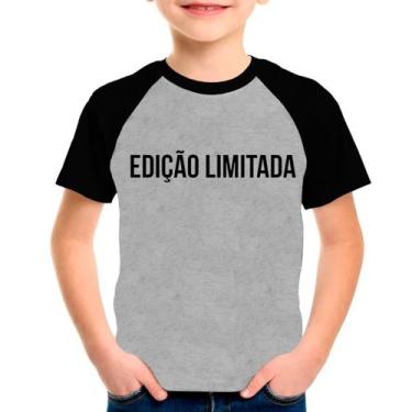 Imagem de Camiseta Raglan Frases E Humor Engraçacas Cinza Preto02 - Design Camis