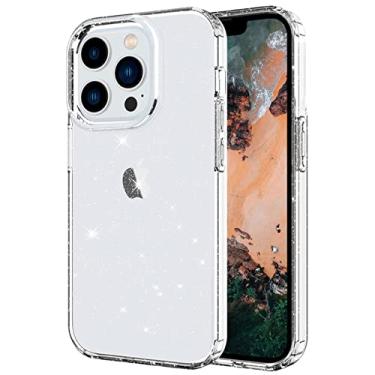 Imagem de Capa de telefone transparente de silicone grosso e macio à prova de choque para iPhone 14 Plus 13 11 12 Pro Max Capa amortecedora de absorção de choque, transparente, para iPhone 13