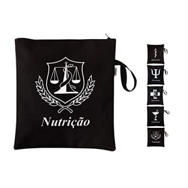 Imagem de Porta Jaleco necessaire organizador bolsa unissex - Diversas Profissões (NUTRIÇÃO)