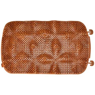 Imagem de Astra Tapete de Plástico Flexível Felpudo, Marrom (Caramelo), 57 x 34 cm