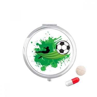 Imagem de Caixa de armazenamento de medicamentos com bolso e bolsa de futebol americano com mosca