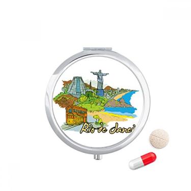 Imagem de Caixa de comprimidos pintada à mão no Brasil Rio de Janeiro