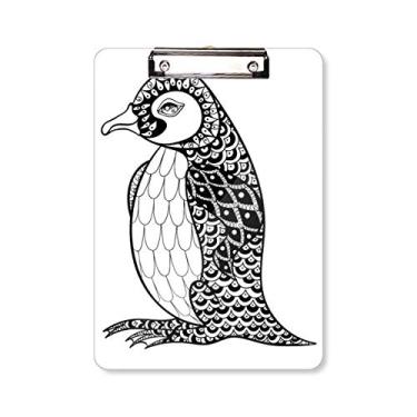 Imagem de Pinguim Tinta Humana Silenciosa Prancheta de Prancheta para Bebês A4