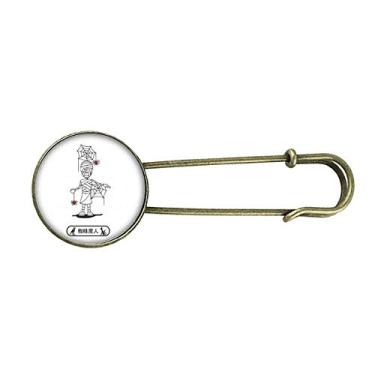 Imagem de Egypt Mummy Halloween SpiderDevil Horus broche de metal retrô joias