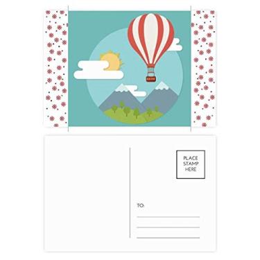 Imagem de Balão de ar quente, estampa de nuvem, Natal, Natal, Natal, celebração, cartão postal Blessing