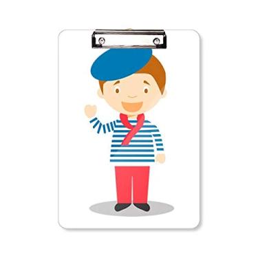 Imagem de Prancheta de desenho animado Sea Blue France A4