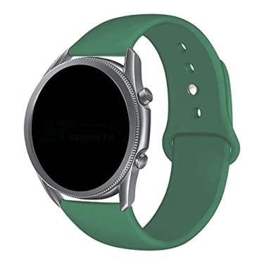 Imagem de Pulseira 22mm Sport Lisa LTimports compativel com Galaxy Watch 3 45mm - Galaxy Watch 46mm Sm-R800 - Gear S3 Frontier - GTR 4/3/2 - Bip 5 (Verde)