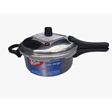 Imagem de Panela De Pressão 3 L Craqueada Preta Fechamento Externo Asj