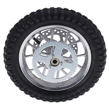 Imagem de Mini de bolso para roda traseira, mini rodas de bicicleta, rodas traseiras de bicicleta de sujeira pneu 31,8 x 7 cm Mini roda traseira de liga de aço de borracha antiderrapante