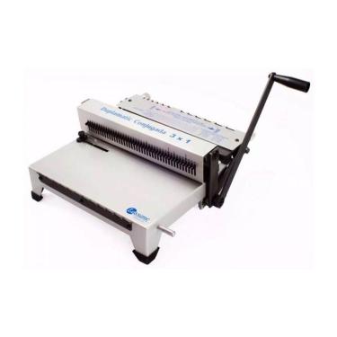 Imagem de Encadernadora Conjugada de Duplo Anel (wire-o) Lassane 3x1