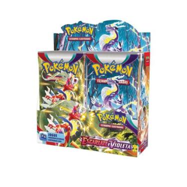 Imagem de Pokémon Booster Box Estampas Ilustradas: Escarlate E Violeta - Copag