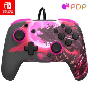 Imagem de PDP REMATCH Enhanced Wired Nintendo Switch Pro Controller, Switch Lite/OLED Compatible - The Legend of Zelda: Breath of the Wild (Calamity Ganon)