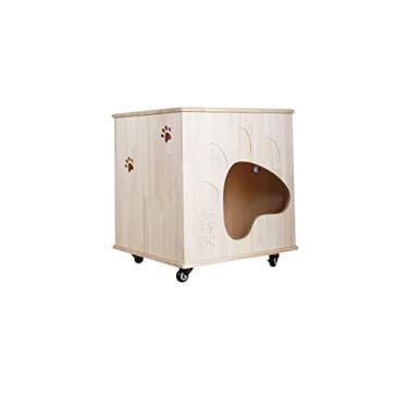 Imagem de Casa de gato Gaiola de gato gaiola para gatos Villa casa de entrega de villa sala de entrega gato quadro de escalada gato brinquedo casa de gato areia de gato armário de vila de gato (tamanho: 01)