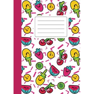 Imagem de Libreta de Diseño: Cuaderno de páginas blancas para dibujar, escribir, apuntes | 110 páginas | Tamaño A4 | Cerezas