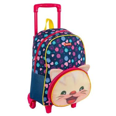 Imagem de Mochila Infantil Menina Kids Cat 3 Rodinha Sestini